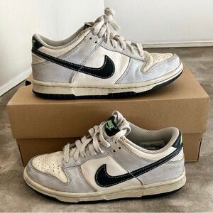 Nike Dunk Low "Athletic Department - Deep Jungle" sneakers Kids Size 4Y Used